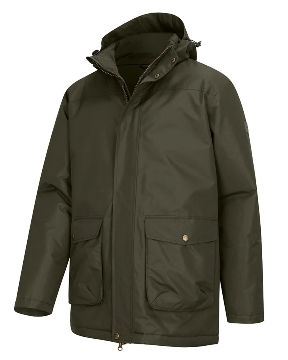 Hoggs of Fife Mens Walker Long Coat Strong Glow Casual Design