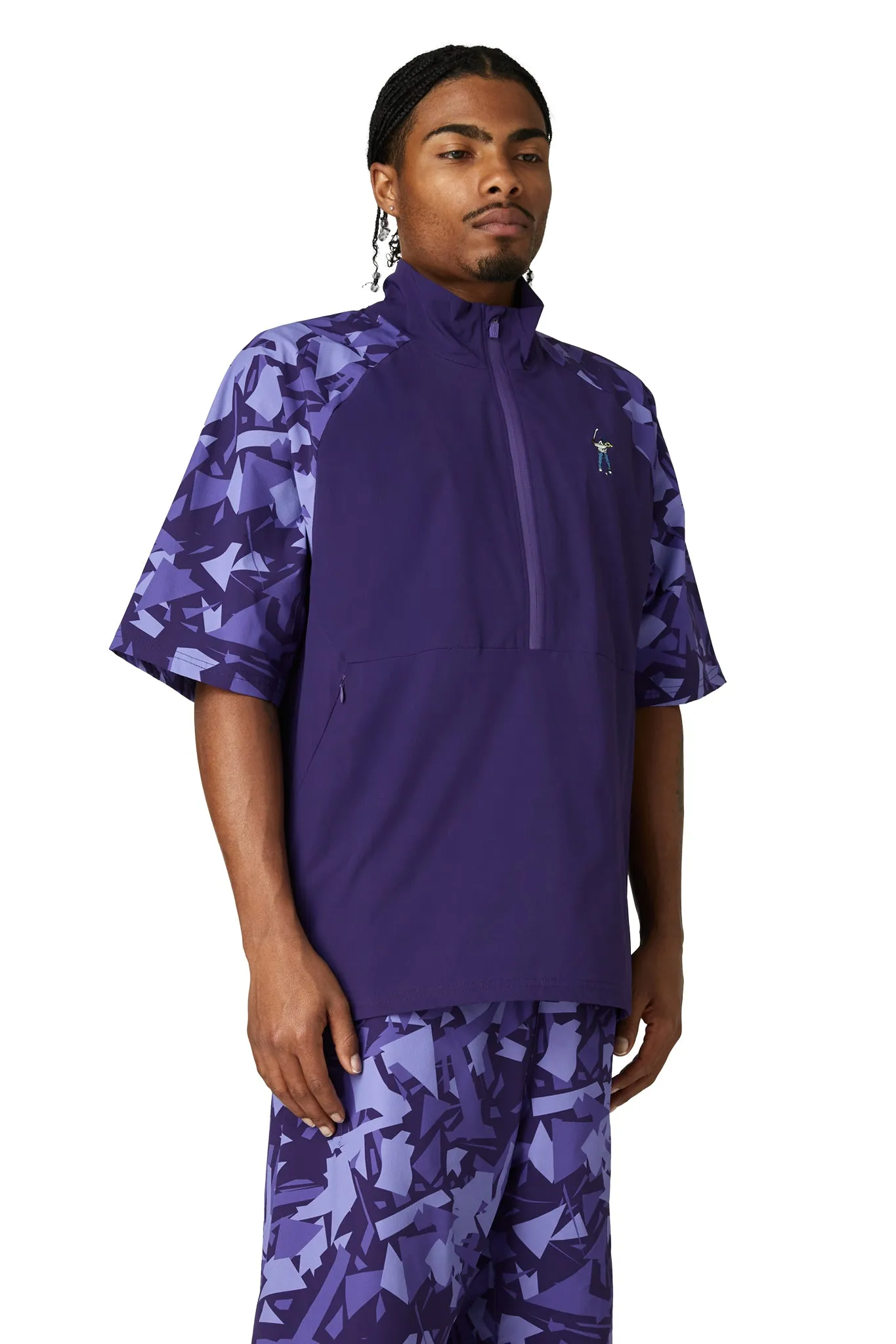Lightweight Look Relaxed Wear Fit Wind Golf Shirt