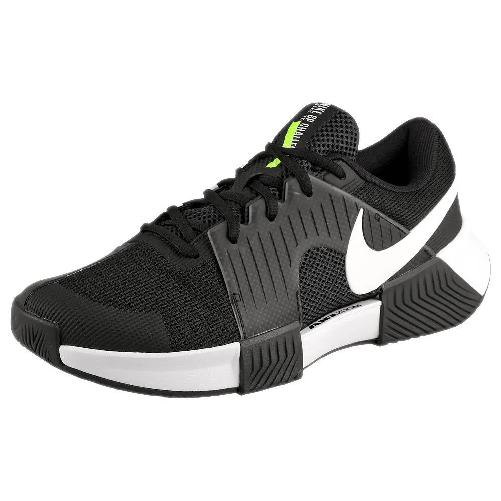 Nike Men's Air Zoom GP Challenge 1 - Black/White Reinforced Lateral Support Seamless Upper
