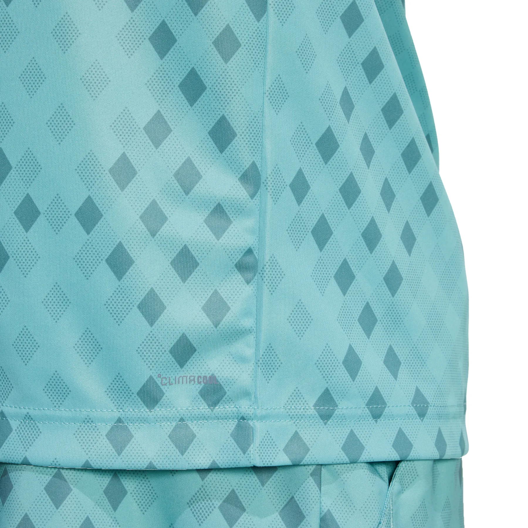 Adidas Club Tennis Climacool Graphic Mens Tennis Polo Shirt - Powder Teal/Preloved Teal Spring Summer