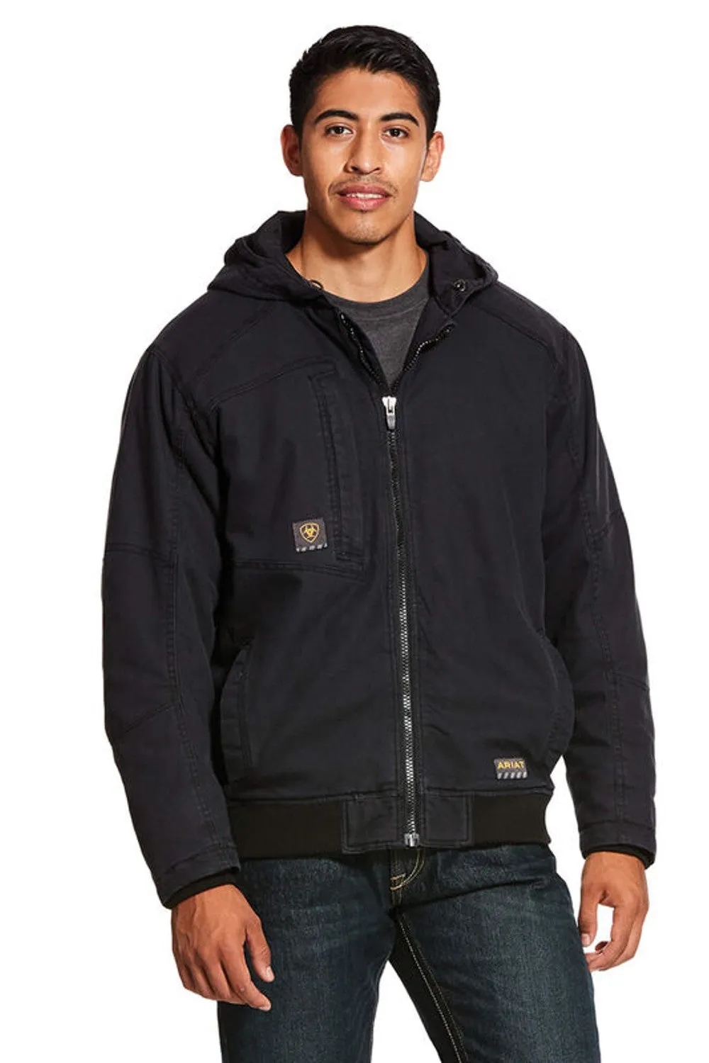 Ariat Mens Rebar Washed DuraCanvas Insulated Jacket Fairy Mood Queen Glow