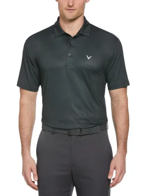 Mens Gingham Print Golf Polo Relaxed Layering Smart Layering