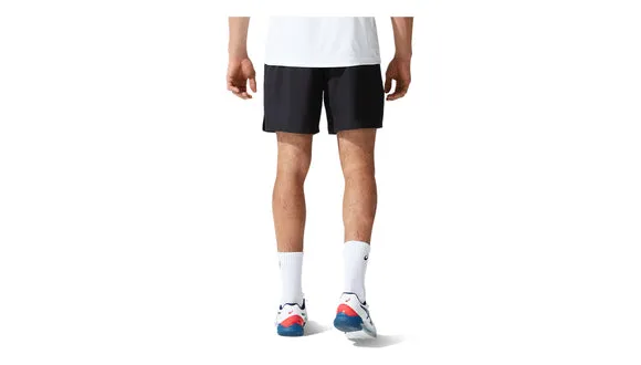 Weekend Outing checkered pattern Asics Court 7 In Short - Performance Black