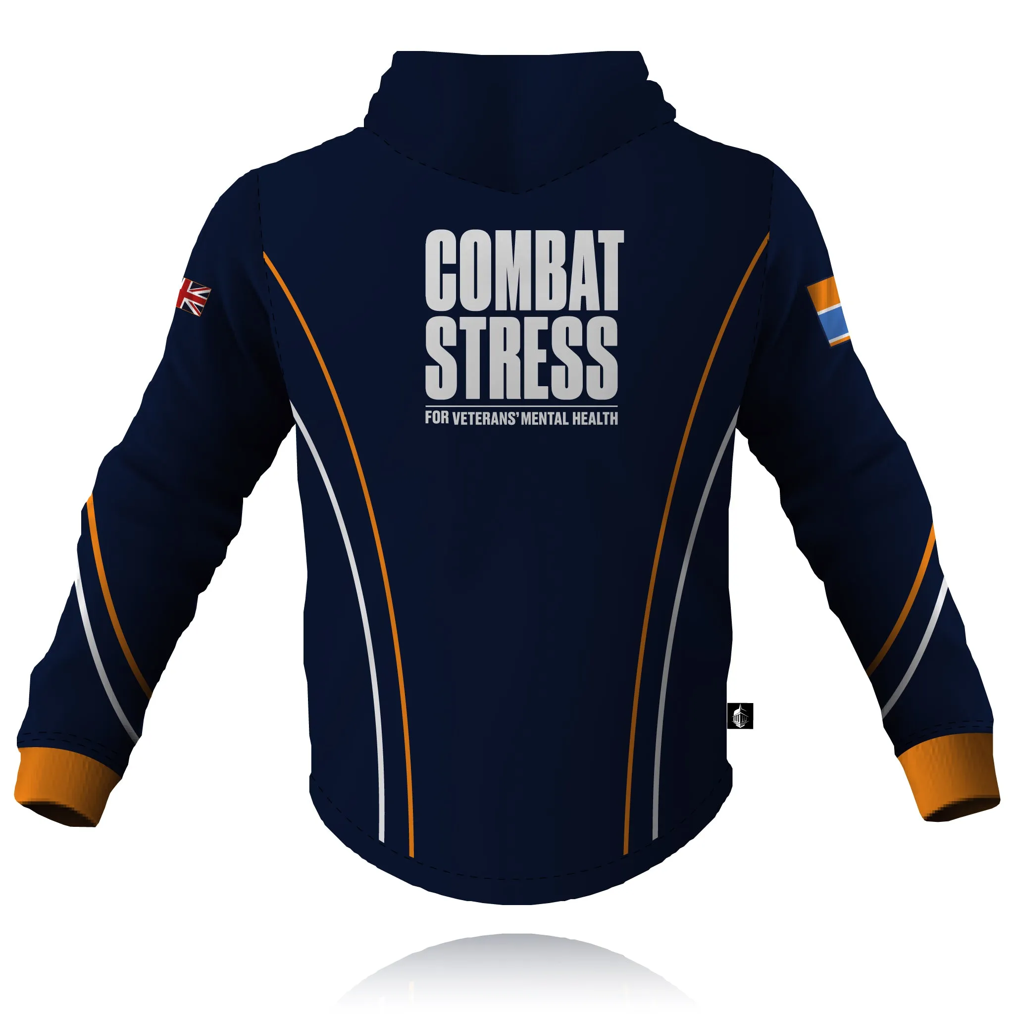 product display crew neck Combat Stress 2025/2026 - Full Zip Embroidered Hoodie
