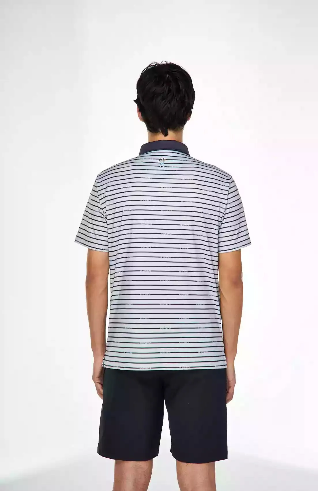 Striped Signature Golf Polo Summer Party