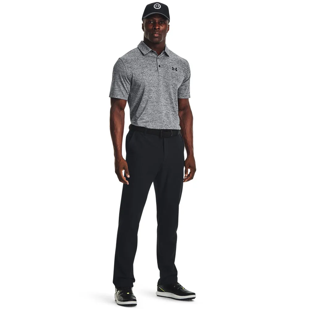SnagProof Material Fashionable Wear Under Armour Playoff 3.0 Polo Golf Shirt - Black/White