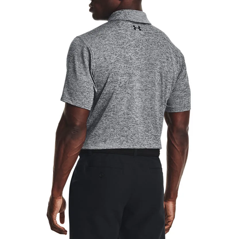 Under Armour Playoff 3.0 Polo Golf Shirt - Black/White Flexible Style Casual Outfit