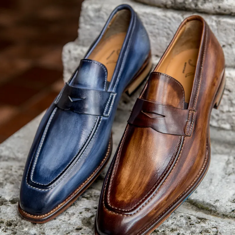 MASTRICH LOAFER SLAVATO CUOIO Step Tall