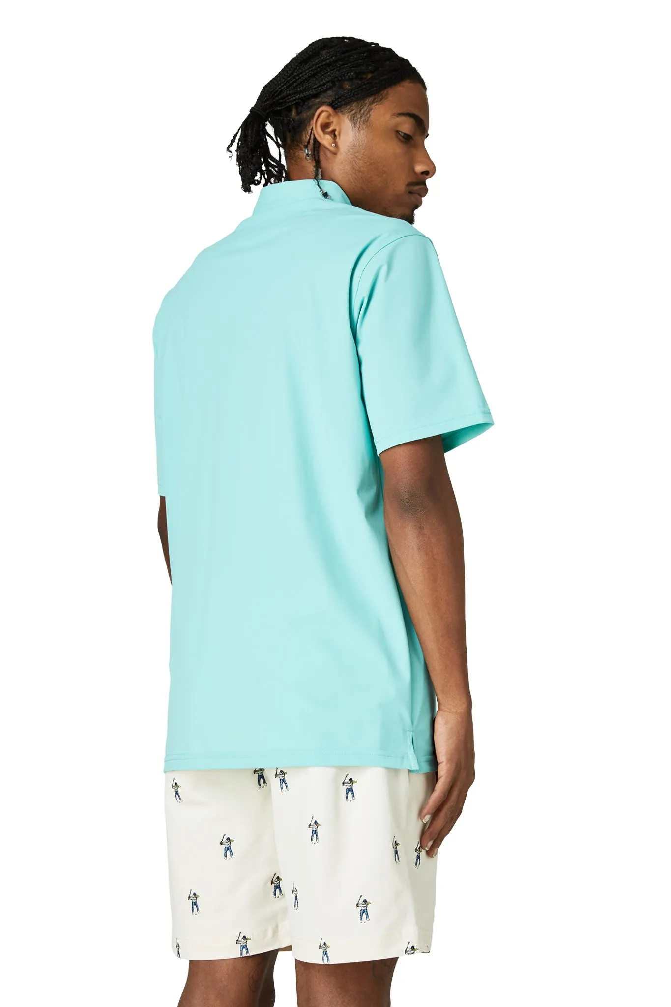 Snap Placket Polo FourButton Placket