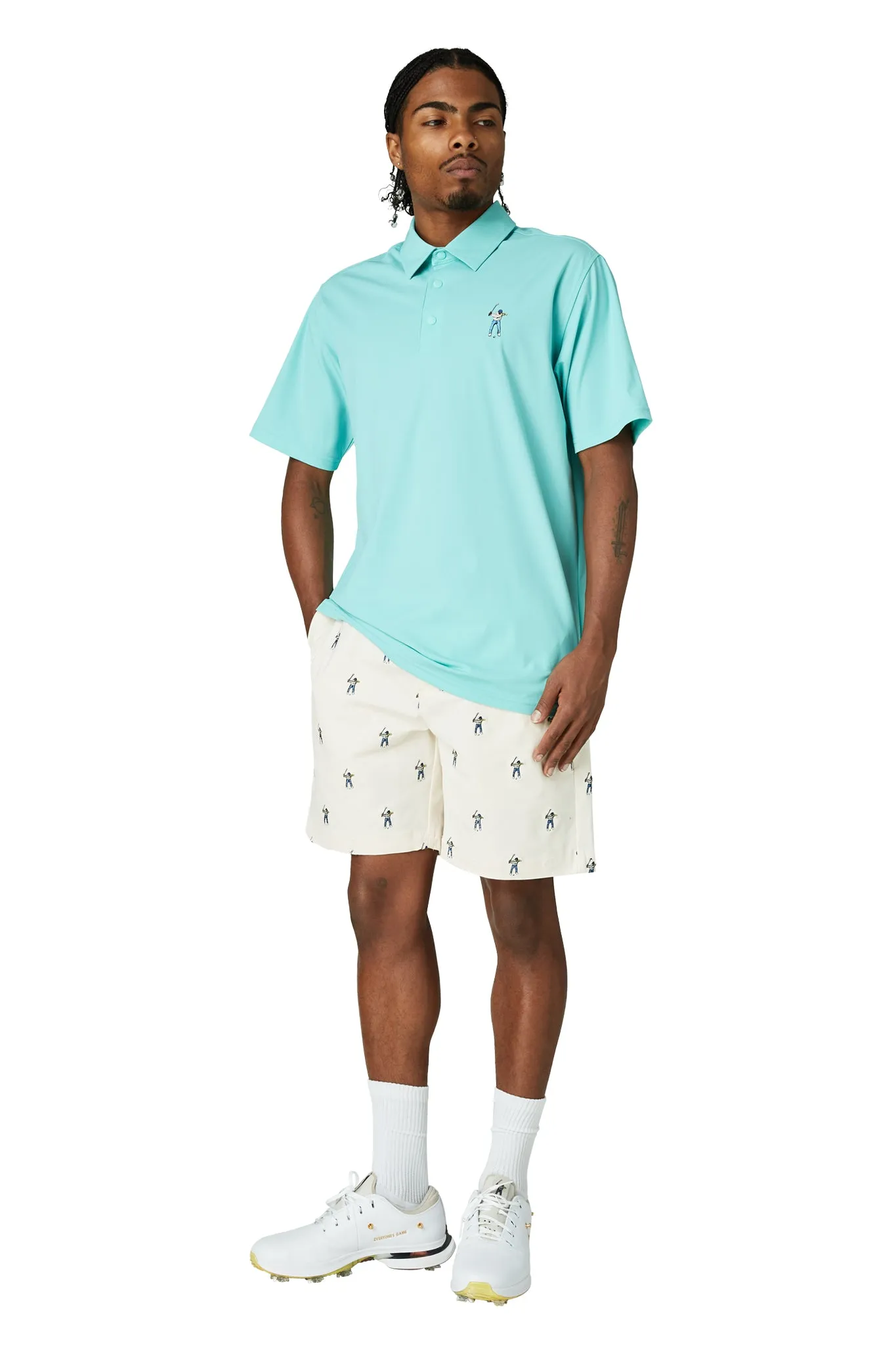 Classic Design Snap Placket Polo