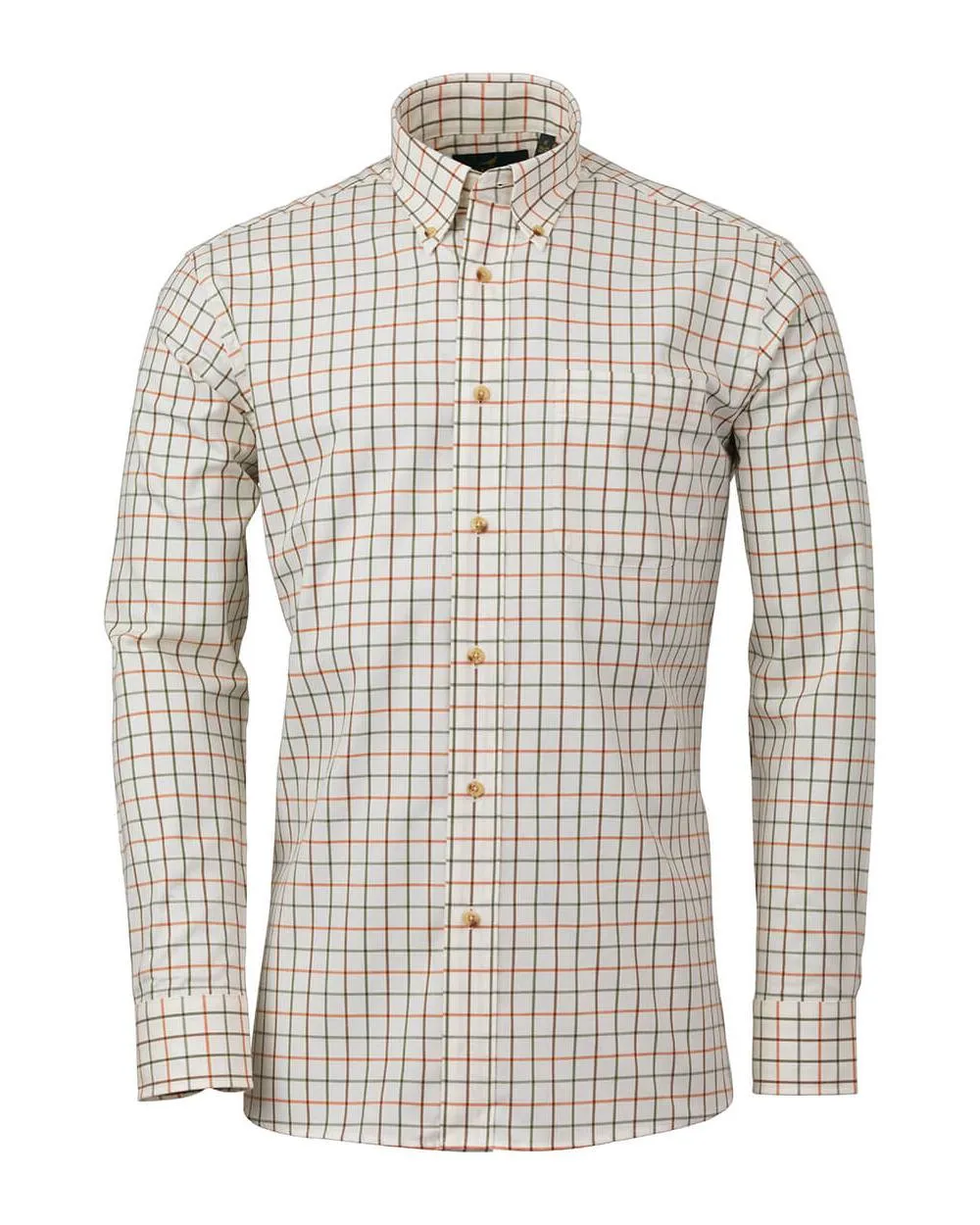 Subtle patterns Soft Stretch Collar Laksen Dave Cotton Wool Shirt
