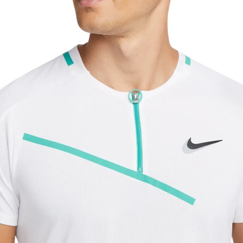 Nike Court Slam Mens Tennis Polo - White/Black Weekend Vibes