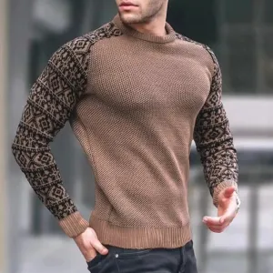 Classic Jeans Wave Core West Louis? Slim Style Pattern Knit Sweater
