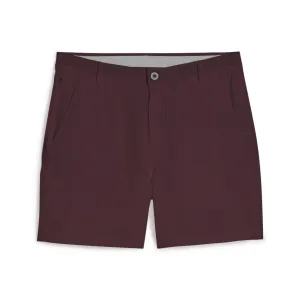 Layered Panel Design Anti Odor 101 Solid 7" Golf Shorts | Ruby Shimmer
