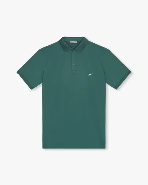 Cotton Blend Stylish Design Golf Tech Polo Green
