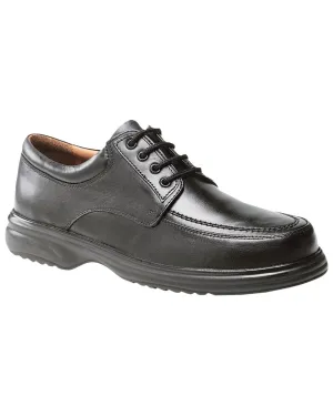 Roamers Mens Mudguard Tie Leather Shoes Thermoplastic Frame Pressure Relief