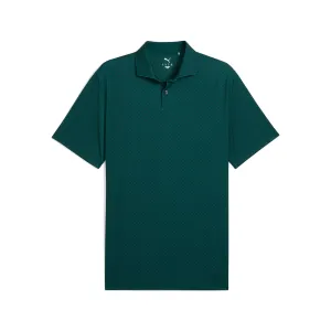 MATTR Micro Floral Golf Polo Premium Layering