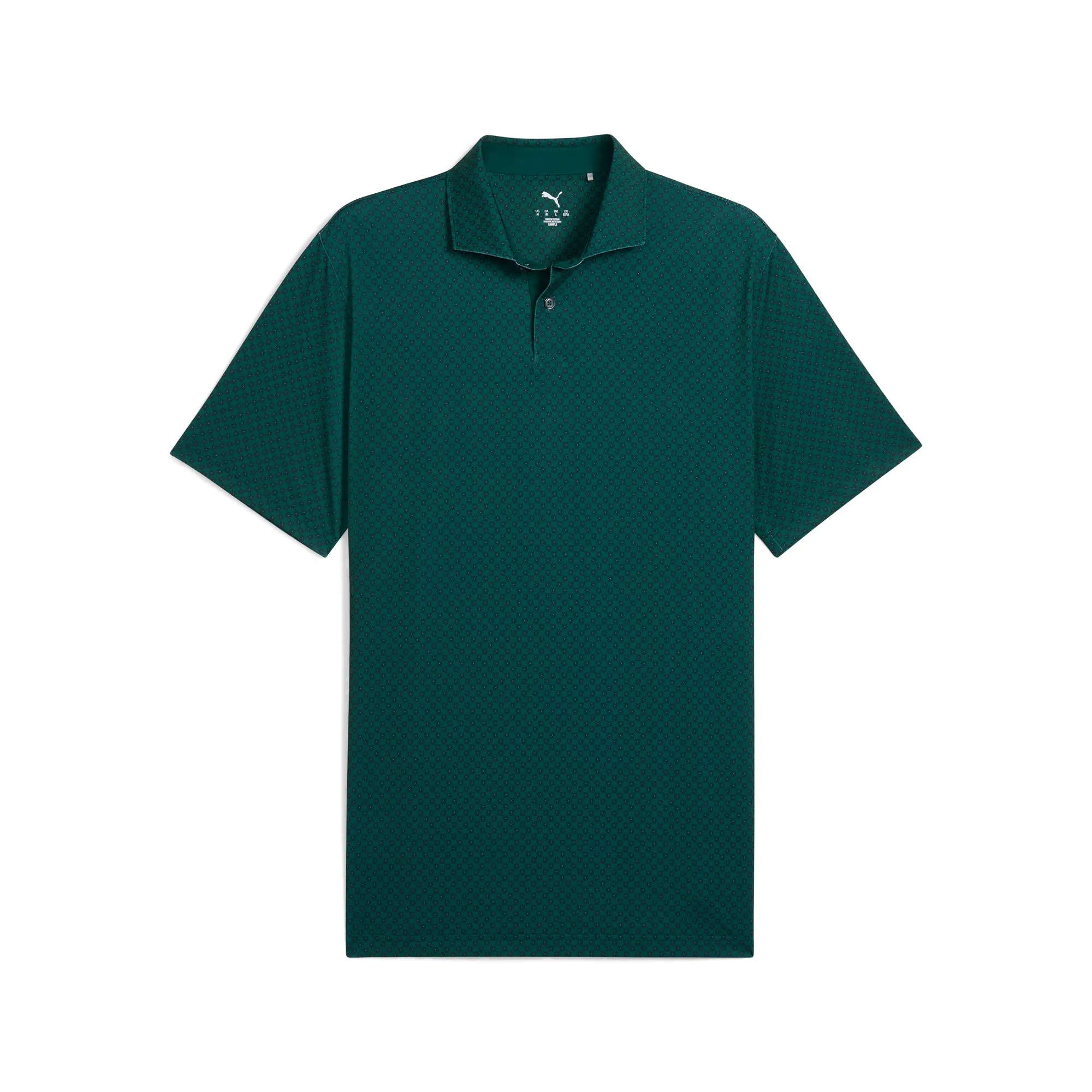 MATTR Micro Floral Golf Polo Premium Layering