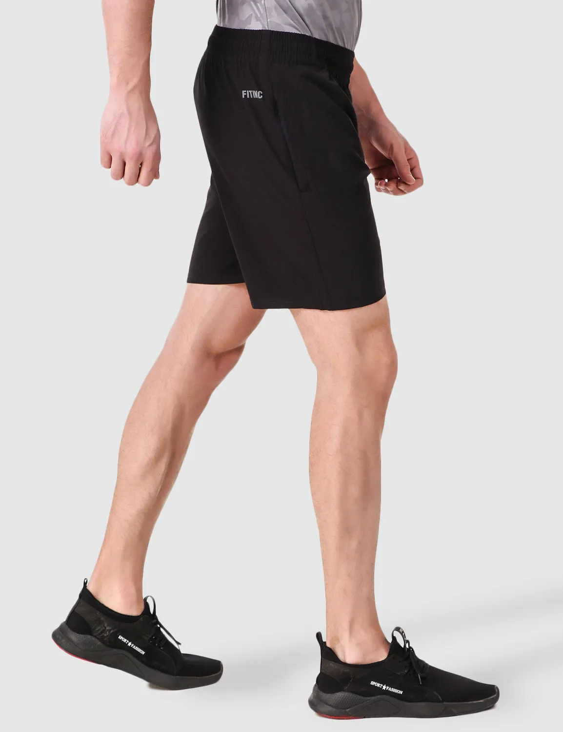 Versatile Comfort Shorts with Smart Pockets ?C Black Fitness Look Comfort Movement