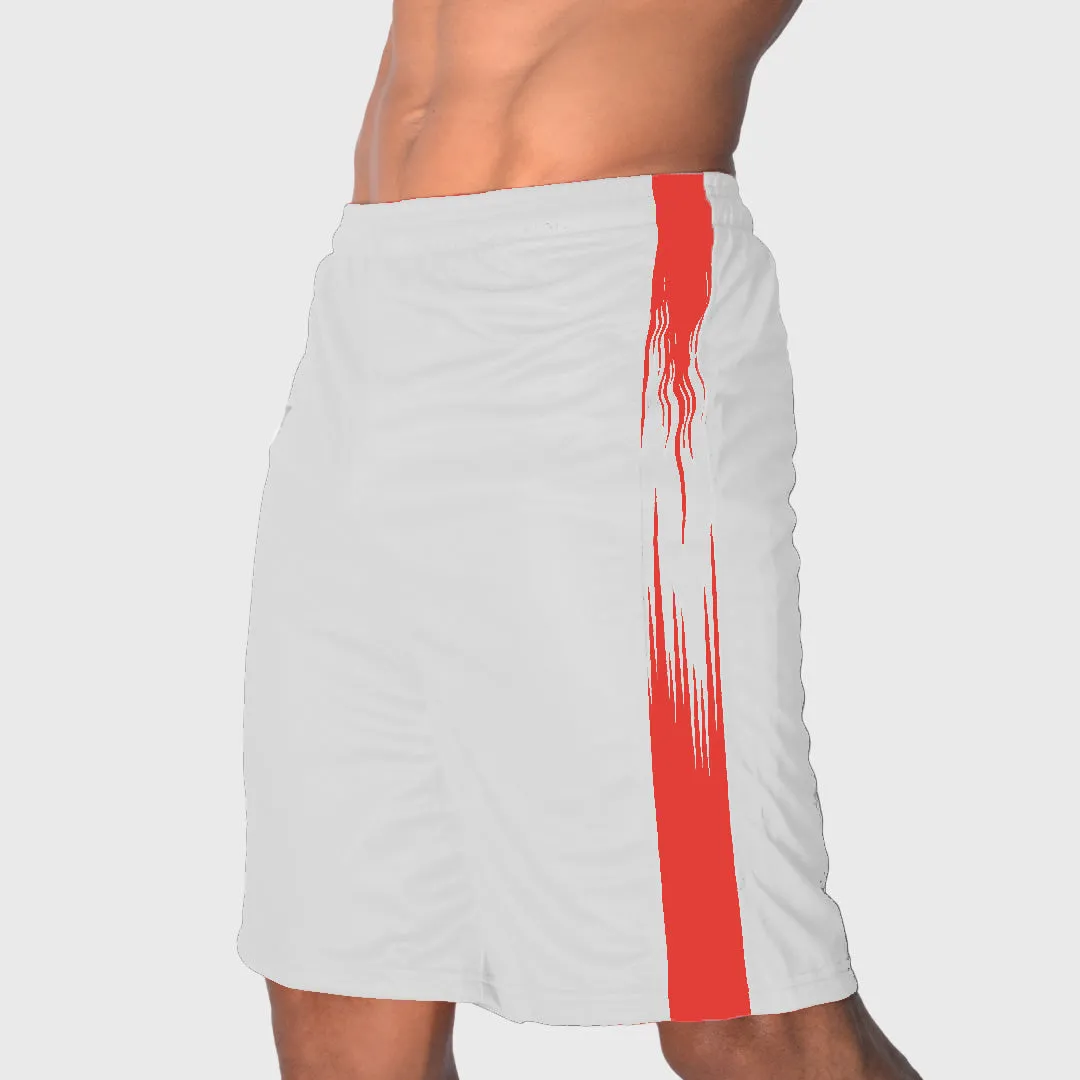 equestrian wear Low Profile Closure System Viga Basketball Fire Red shorts