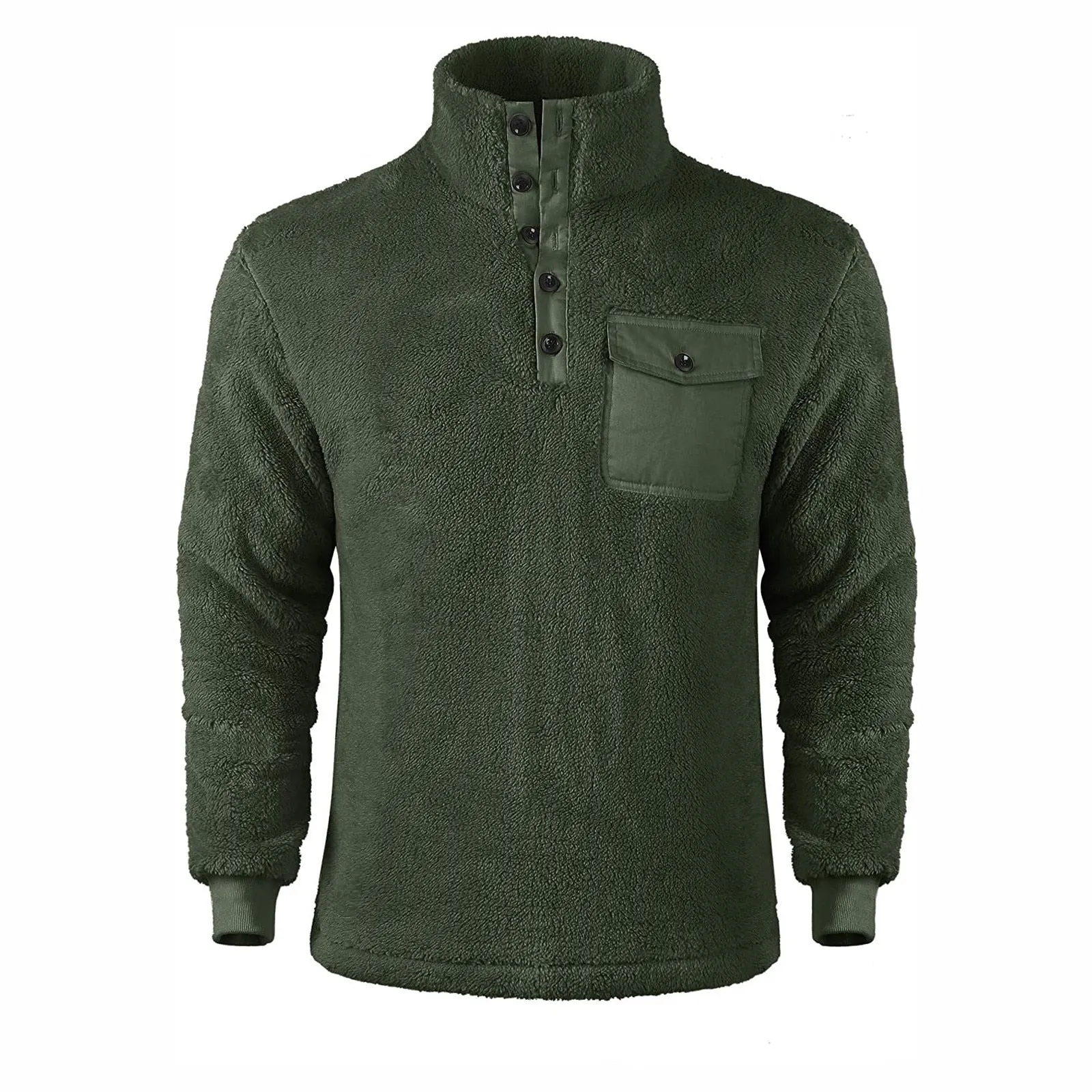 West Louis? Very Warm Chest Button & Pocket Hoodie Classic Hoodie