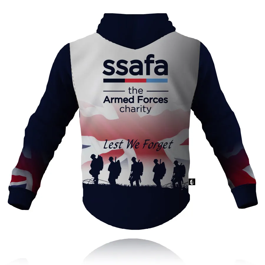 SSAFA, the Armed Forces charity - Lest We Forget - Tech Hoodie Brand Name