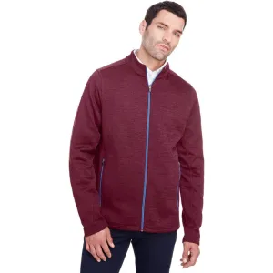 North End Men's Full-Zip Jacket Burgundy NE712 Cozy Choice