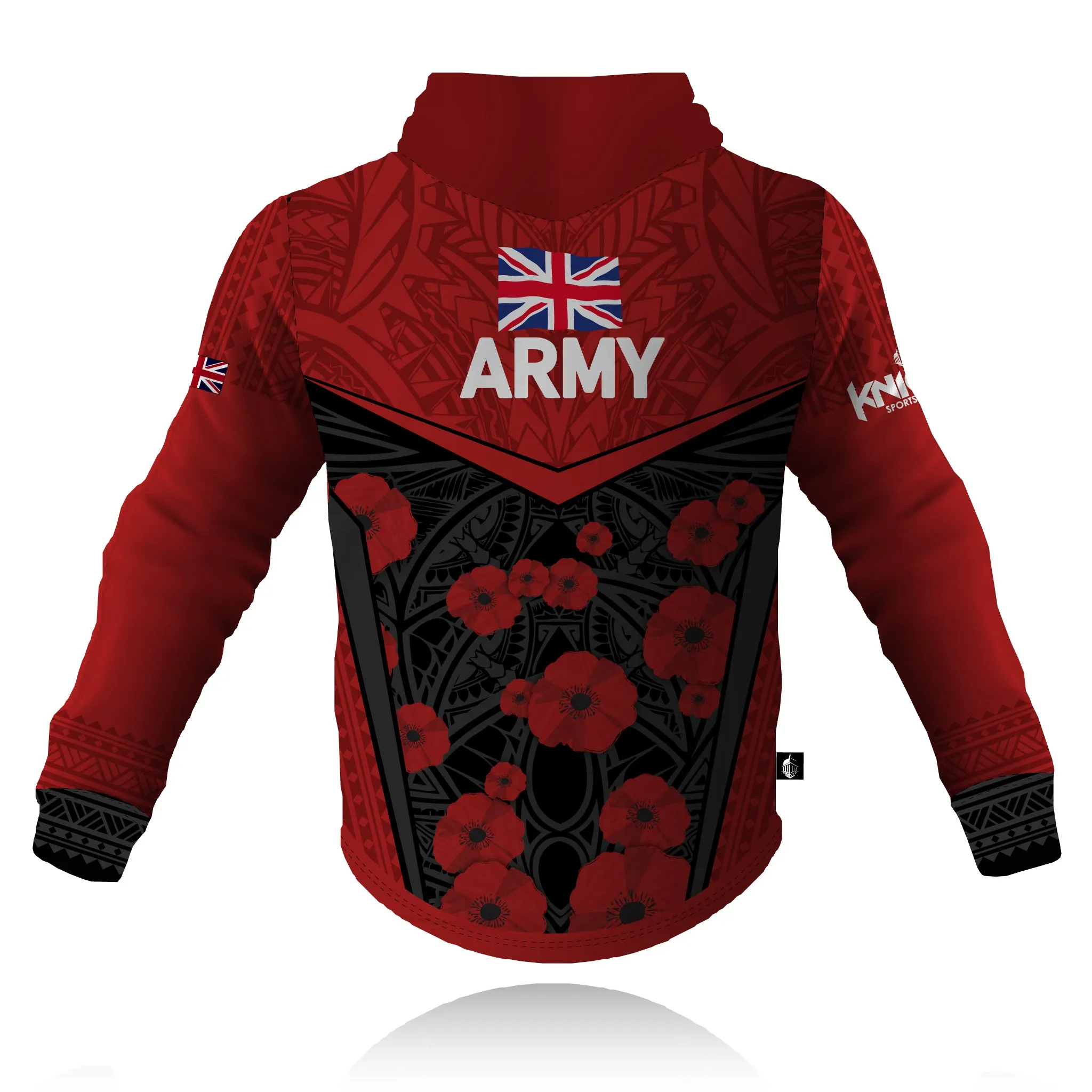 Honour Our Armed Forces - British Army Remembrance - Tech Hoodie tie dye