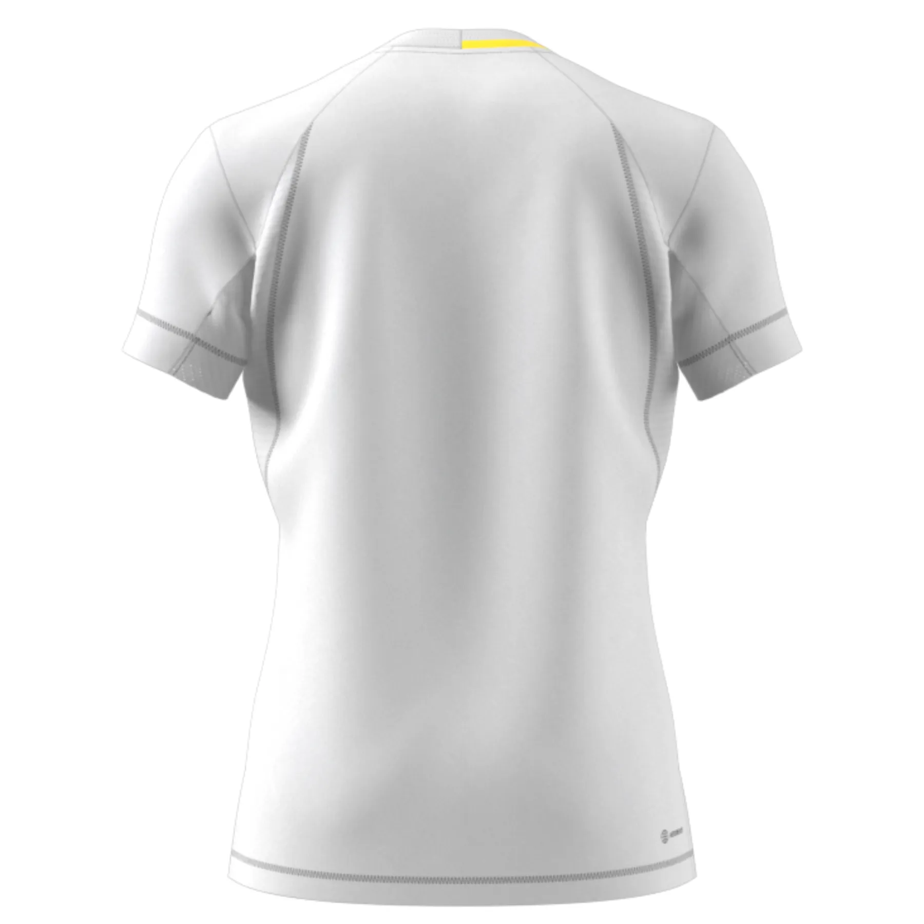 Ethically Sourced Material Adidas Performance London Stretch Woven Men Tennis T-Shirt - White/Impyel