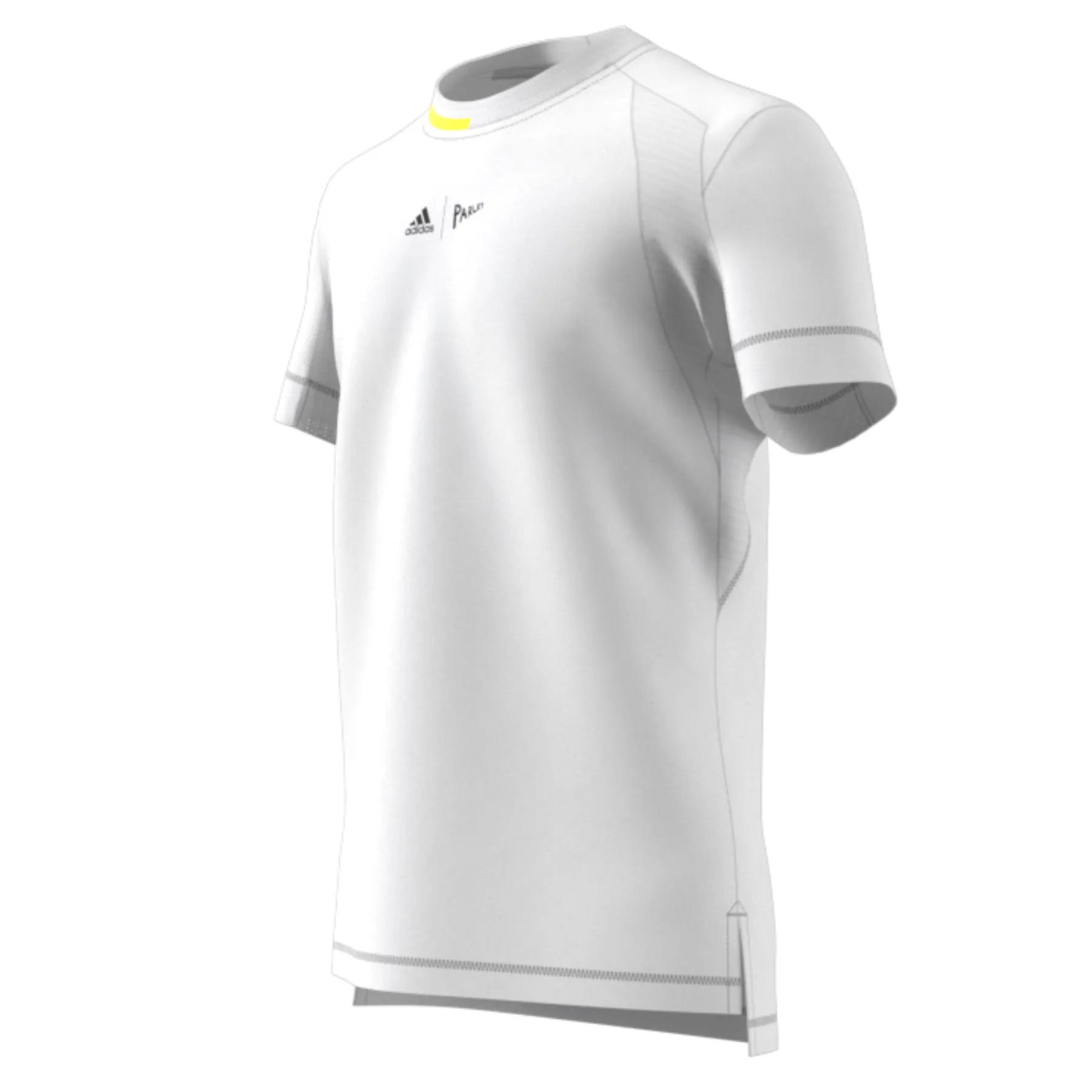 Adidas Performance London Stretch Woven Men Tennis T-Shirt - White/Impyel Weekend Wear