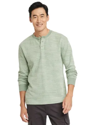 Men's Knitted Sweaters,Sage Green Layer Chic