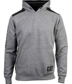 Caterpillar Logo Panel Hooded Sweatshirt Timeless Relaxed