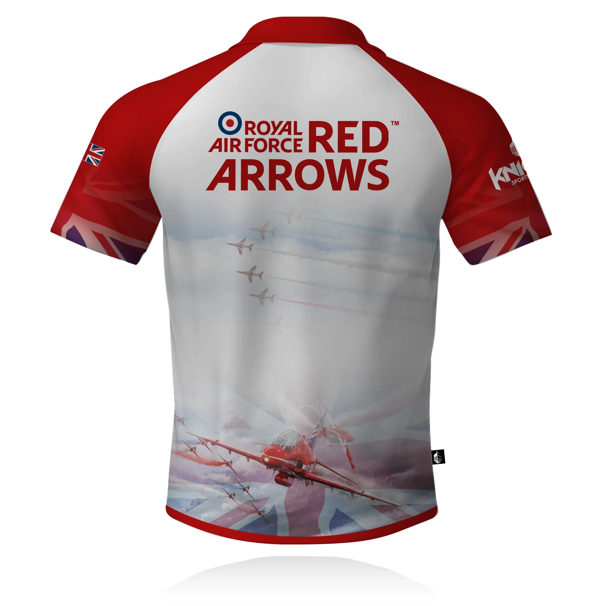 Red Arrows (Diamond) - Tech Polo Yarn Dyed Collar