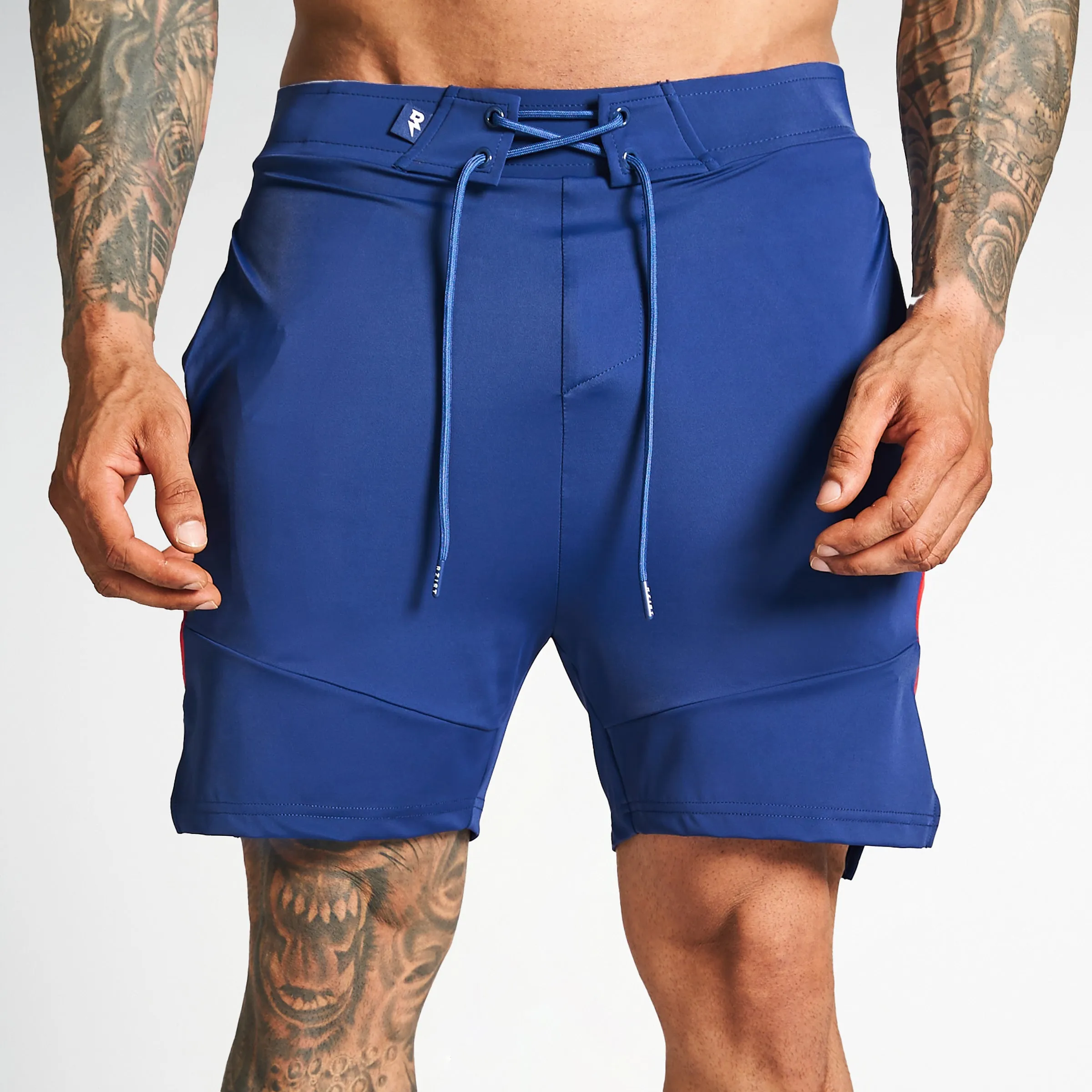 COMPETITION BOARD SHORTS - NAVY BLUE High-Performance Fit Casual Style