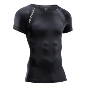 Linebreak Mens Short Sleeve Compression Top Summer cool