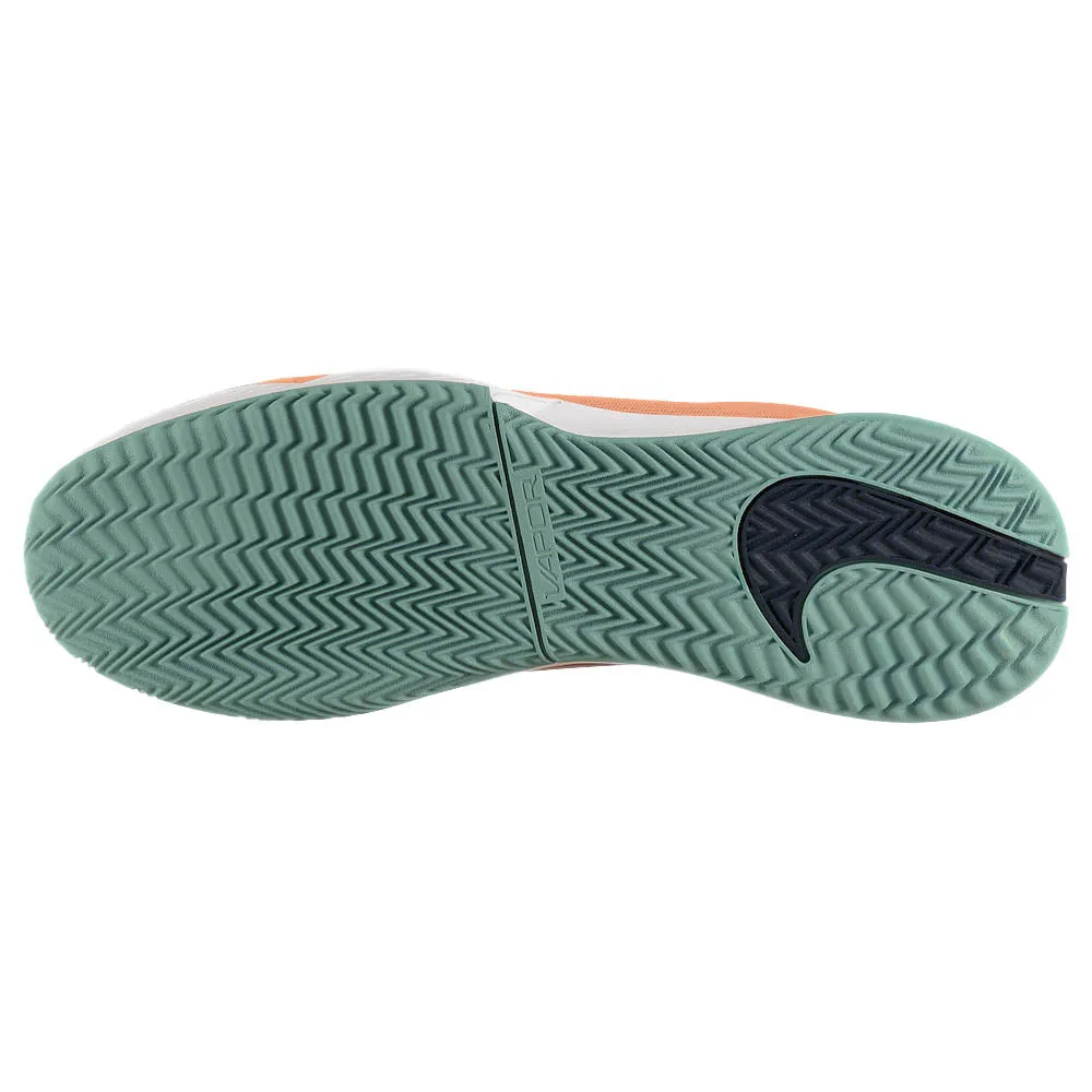 Nike Men's Air Zoom Vapor Pro 3 - Clay - Apricot Agate/Obsidian Well Padded Ergonomic Heel Cup