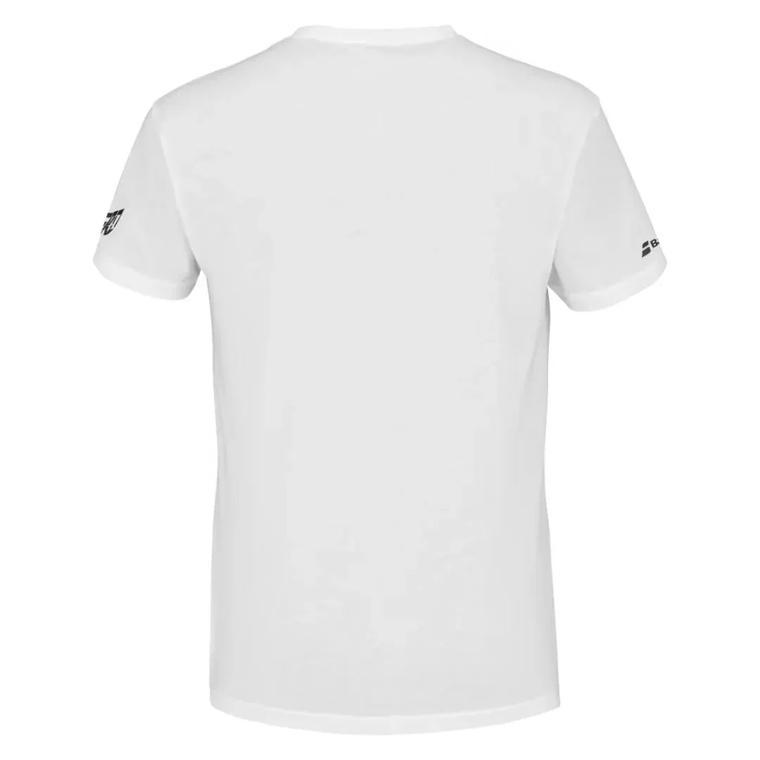 Babolat Aero Cotton Men Tee - White/White Urban Style Summer Style