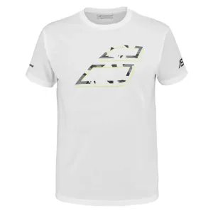 graduation Babolat Aero Cotton Men Tee - White/White