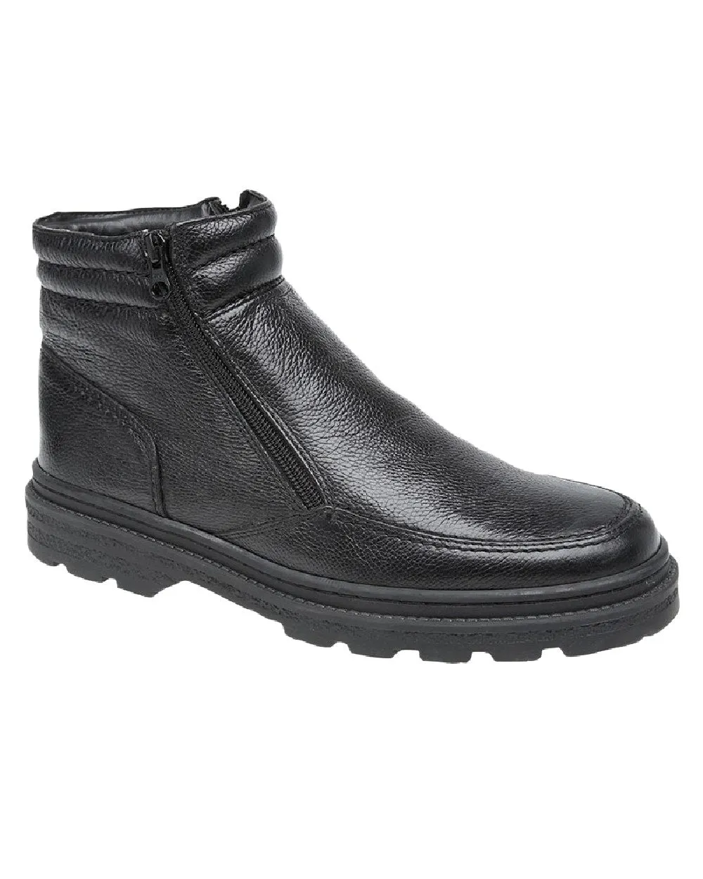 Breathable Soul Walk Roamers Mens Twin Zip Thermal Lined Ankle Boots