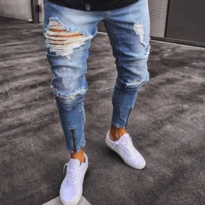 West Louis? Fashion Skinny Pencil Jeans Neutral Daily Wear