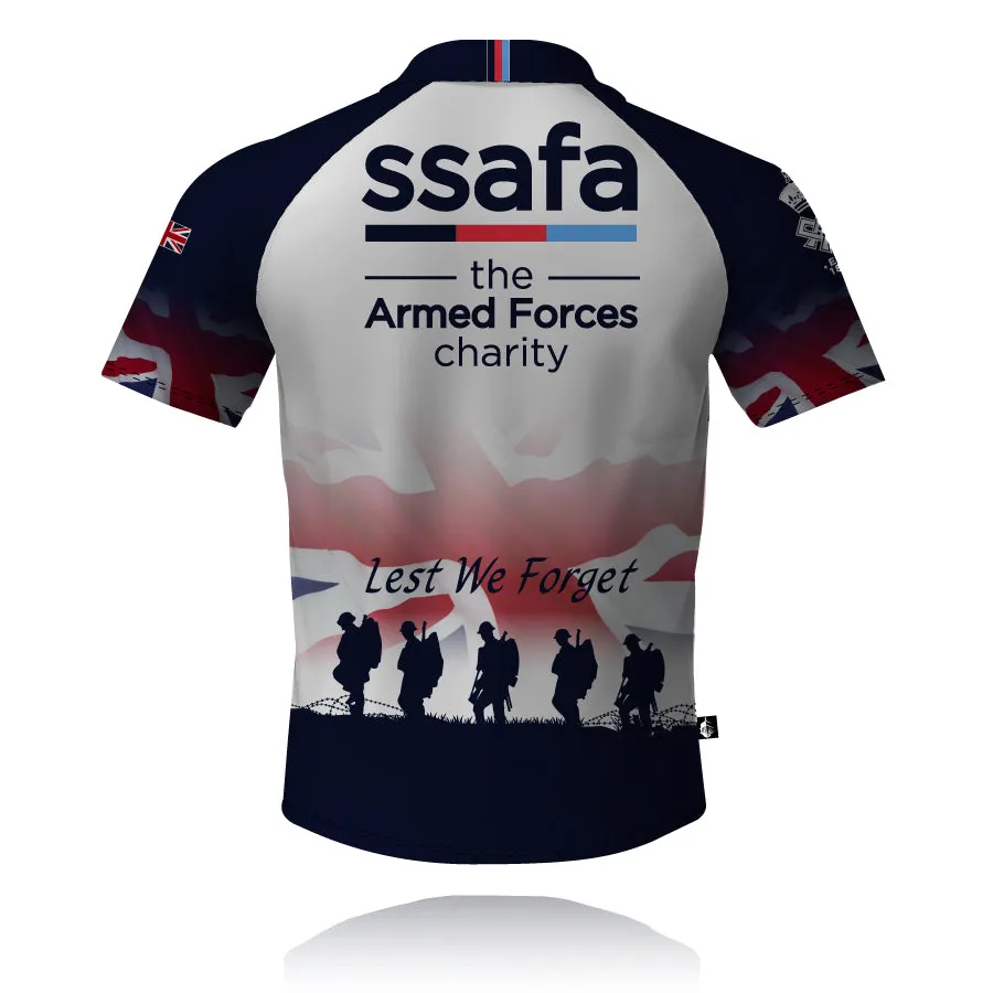 Classic Fit SSAFA, the Armed Forces charity - Lest We Forget - Tech Polo