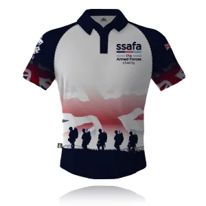 Active Style SSAFA, the Armed Forces charity - Lest We Forget - Tech Polo
