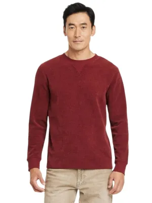 Men's Knitted Sweaters,Burgundy side pocket Street Comfort