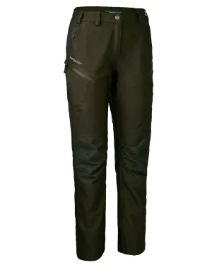Deerhunter Lady Chasse Trousers Minimal Waist Double Needle Stitching