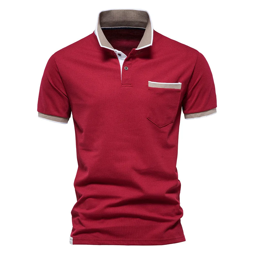 Layered Style West Louis? Brand Summer Cotton Casual Polo Shirt