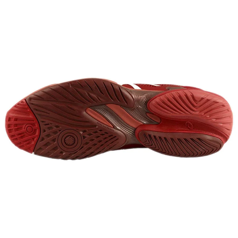 Asics Men's Court FF 3 Novak - Cranberry/White Ultralight Upper Material cushioning technology