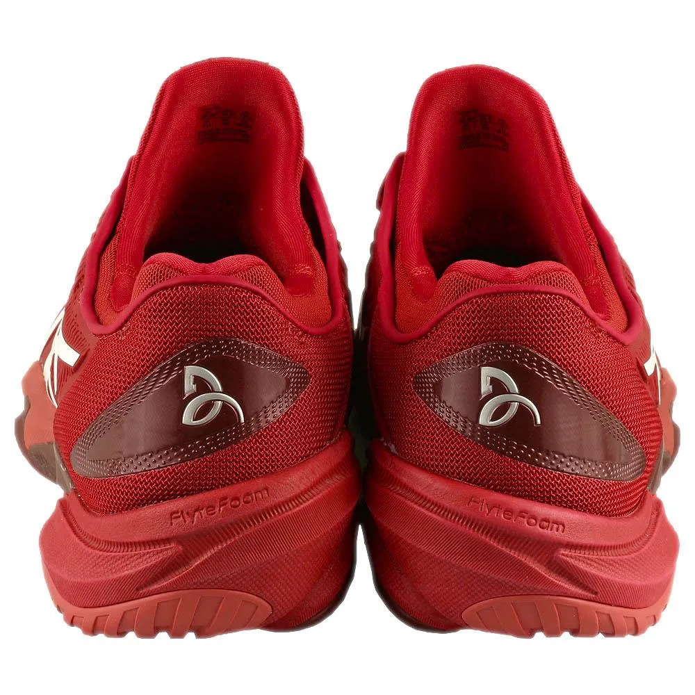 Asics Men's Court FF 3 Novak - Cranberry/White Slim Shape