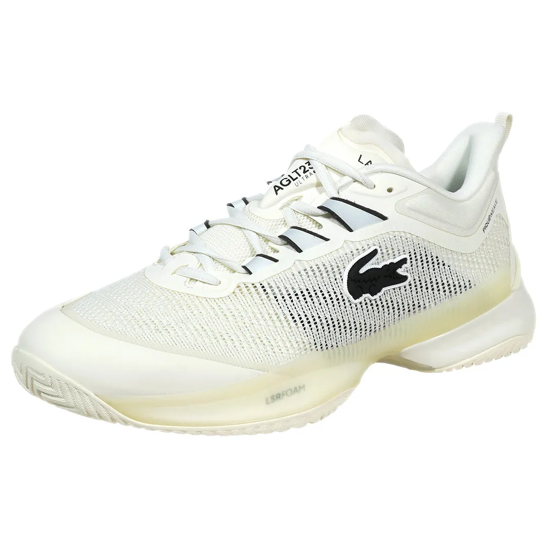 Lacoste Men's AG-LT23 Ultra 225 - Off White Durable Upper Indoor