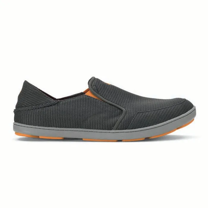 Mens Olukai Nohea Mesh in Dark Shadow/Wild Dove Care Ease