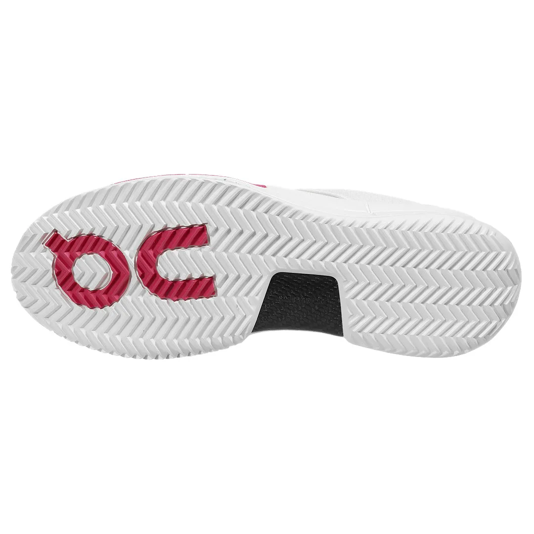Stable base On Men's THE ROGER Pro 2 - Clay - White/Pink
